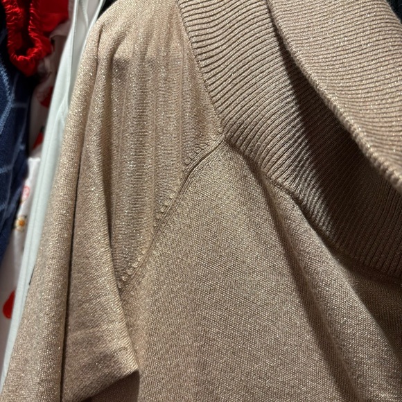 Torrid 2X Marilyn Monroe Mini Fluted Sparkle Fold Down Sweater Dress NWT - Picture 4 of 10